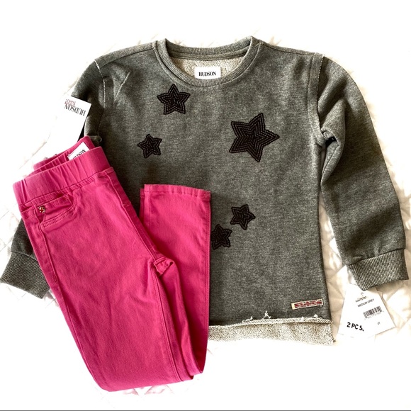 ✨🆕✨Hudson Sequined Star Sweatshirt & Jeggings Set - Picture 7 of 8